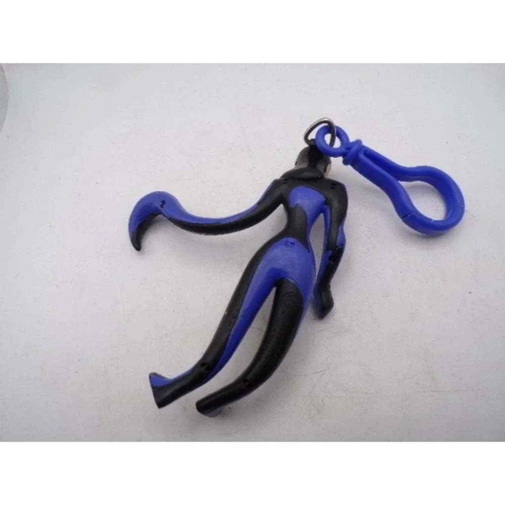 DC Comics Elasti-Girl Keychain Batman Brave and the Bold Blue Black Bag Clip Toy